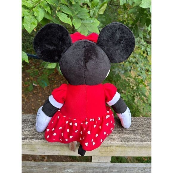 Dan Dee Minnie Mouse Disney 25" Plush Polka Heart Dot Dress Shelf Sitter - Picture 4 of 8